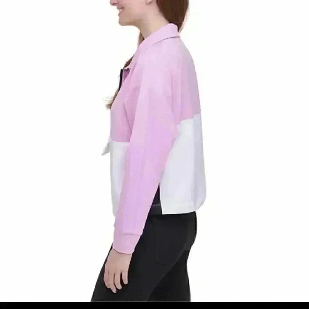 BRAND NEW DKNY SPORT WOMENS 1/2 ZIP PULLOV… - Picture 3 of 7